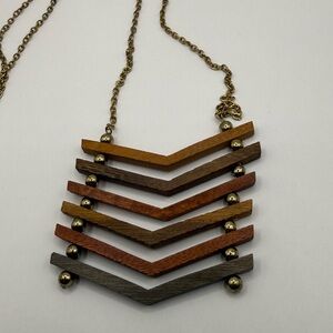 Multicolor Chevron Necklace